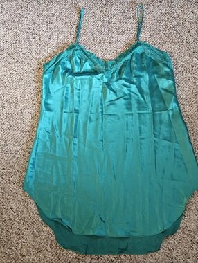 La Mouette Emerald Green Nightgown Size L